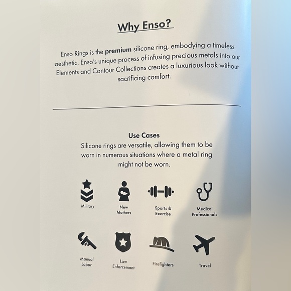 ENSO SILICONE RINGS - Elements Collection *multiple sizes available* - Picture 5 of 5